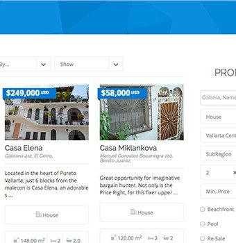 Multi-List Vallarta’s Quick Property Search